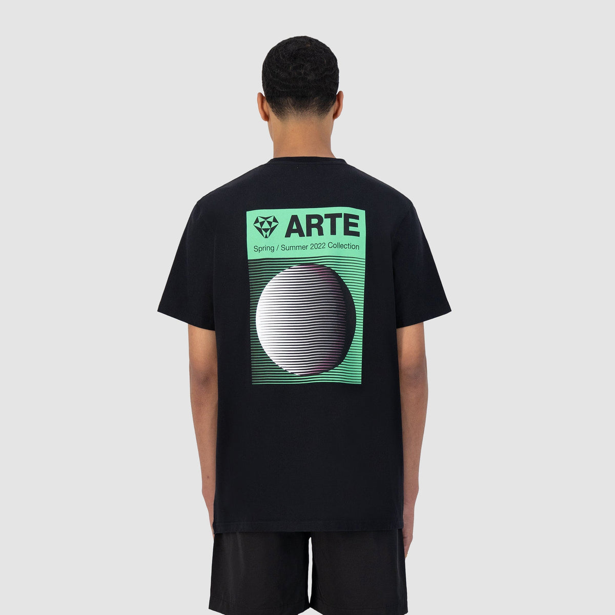 T-shirt Tzara Back Ciclo - Noir