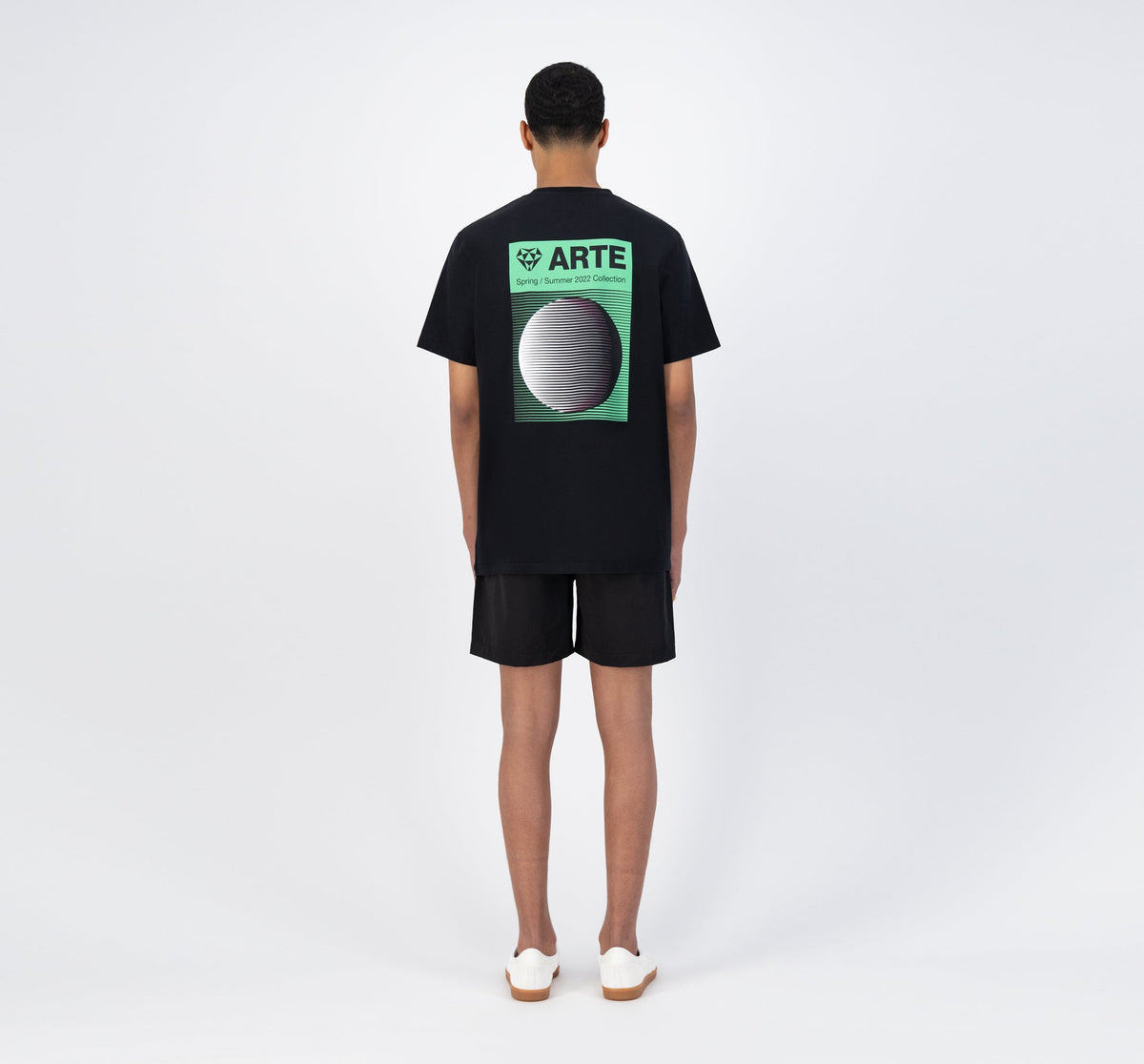 T-shirt Tzara Back Ciclo - Noir