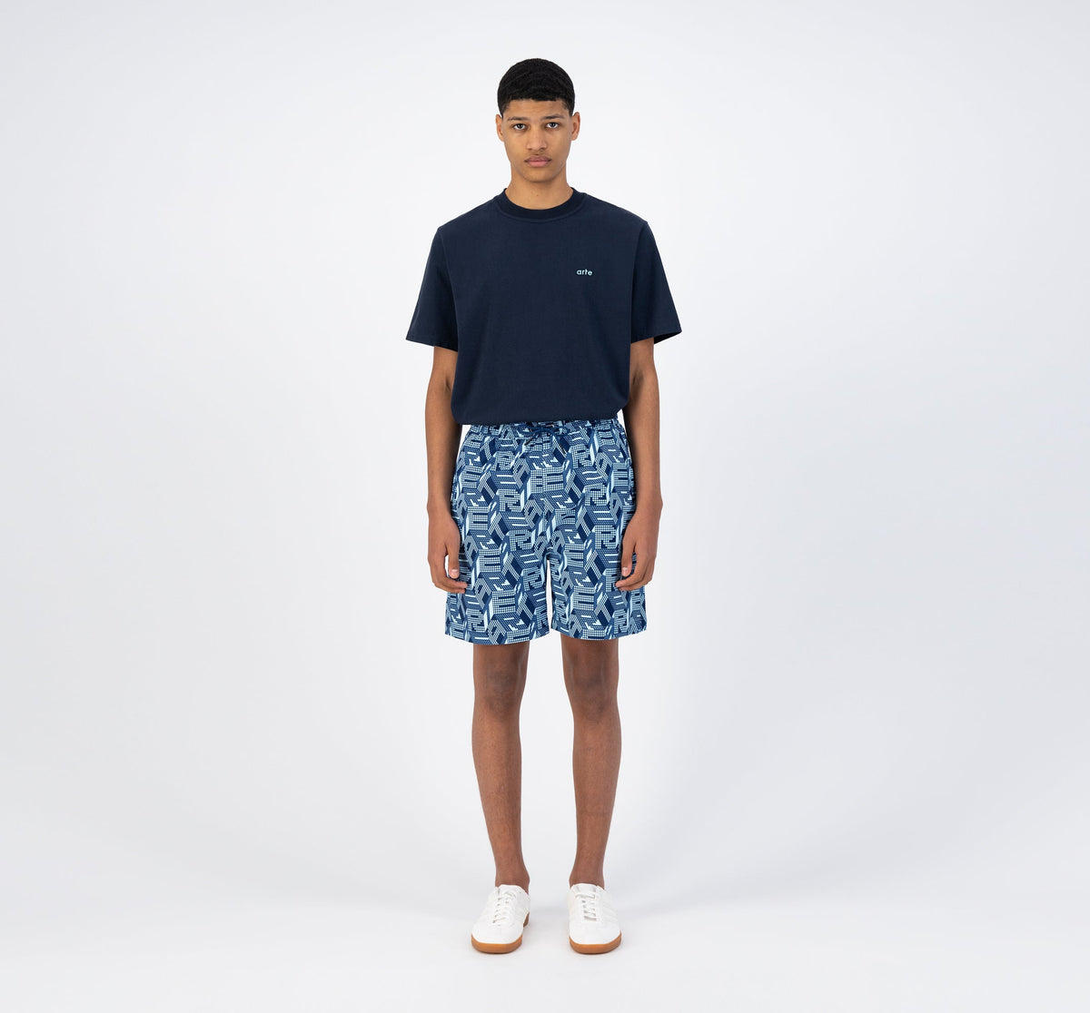 Short Soto Allover - Bleu/Bleu foncé
