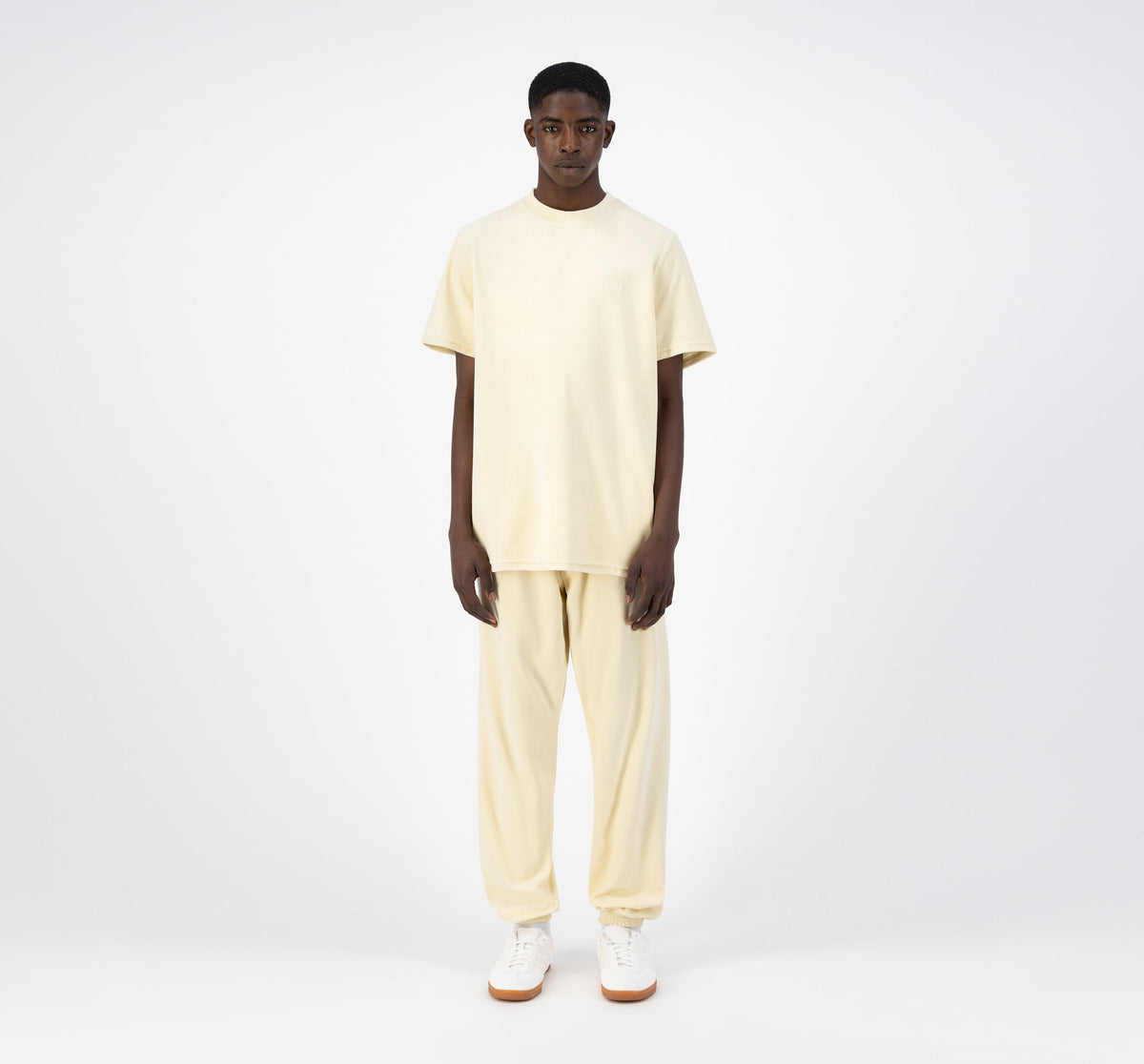 T-shirt en velours Tsai - Crème