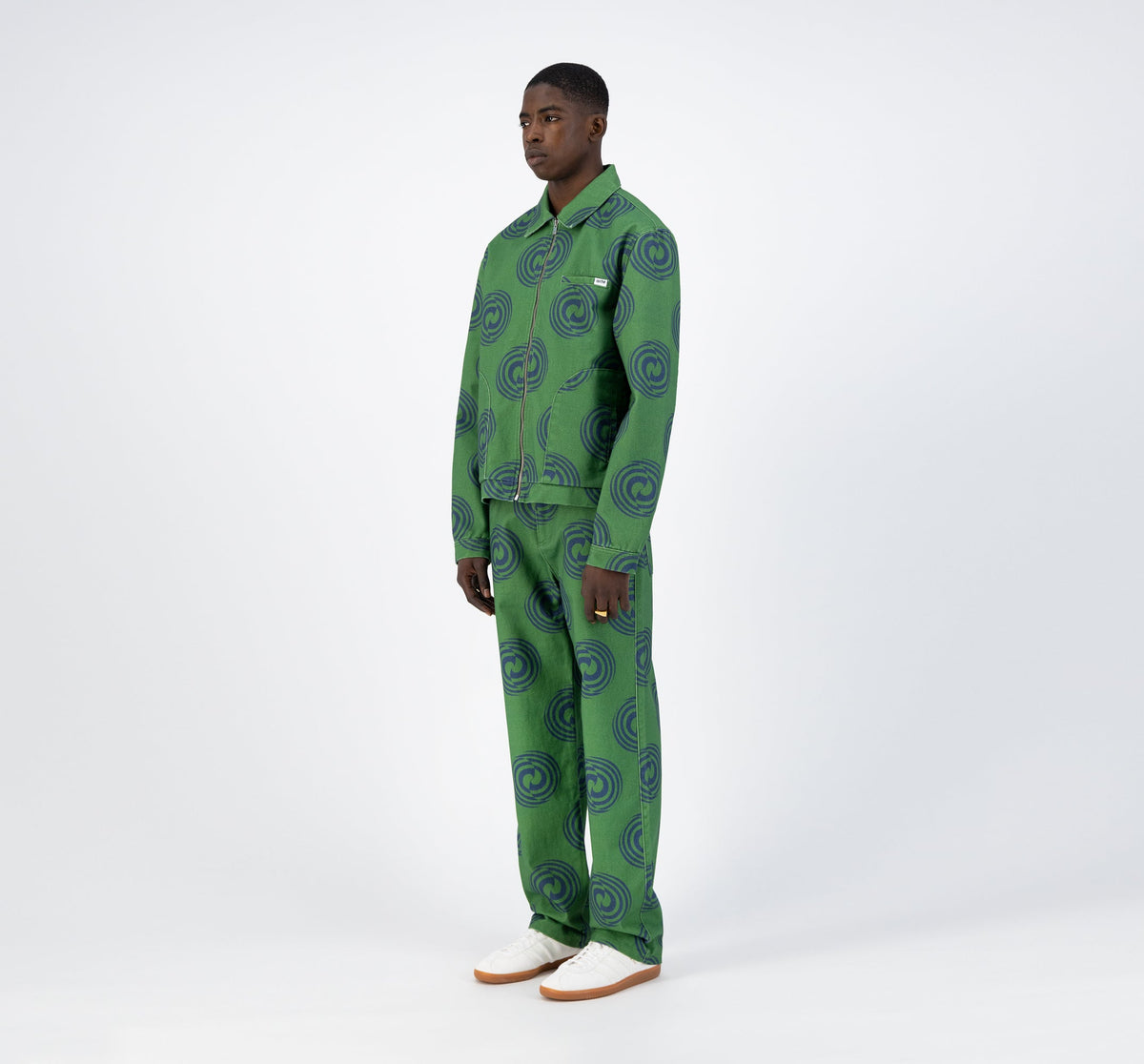 Veste Janco Swirl - Vert/Marine