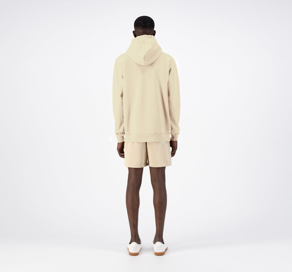 Sweat à capuche Hulton Heart - Crème