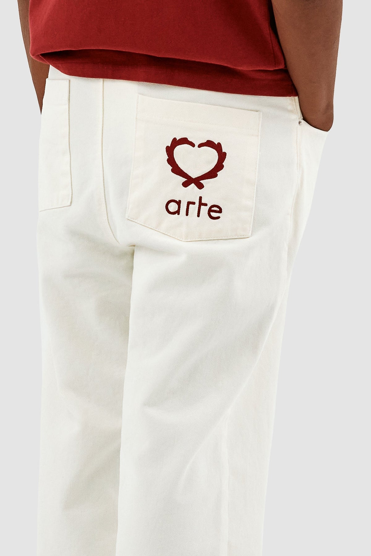 Pantalon Poage Back Heart - Crème