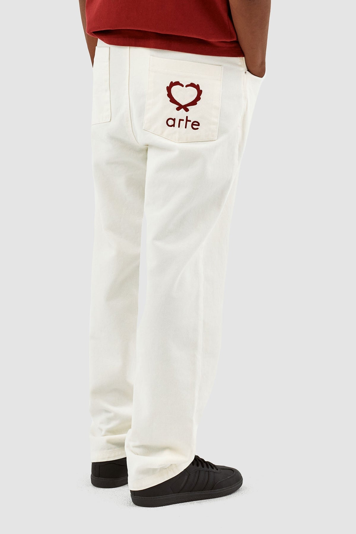 Pantalon Poage Back Heart - Crème