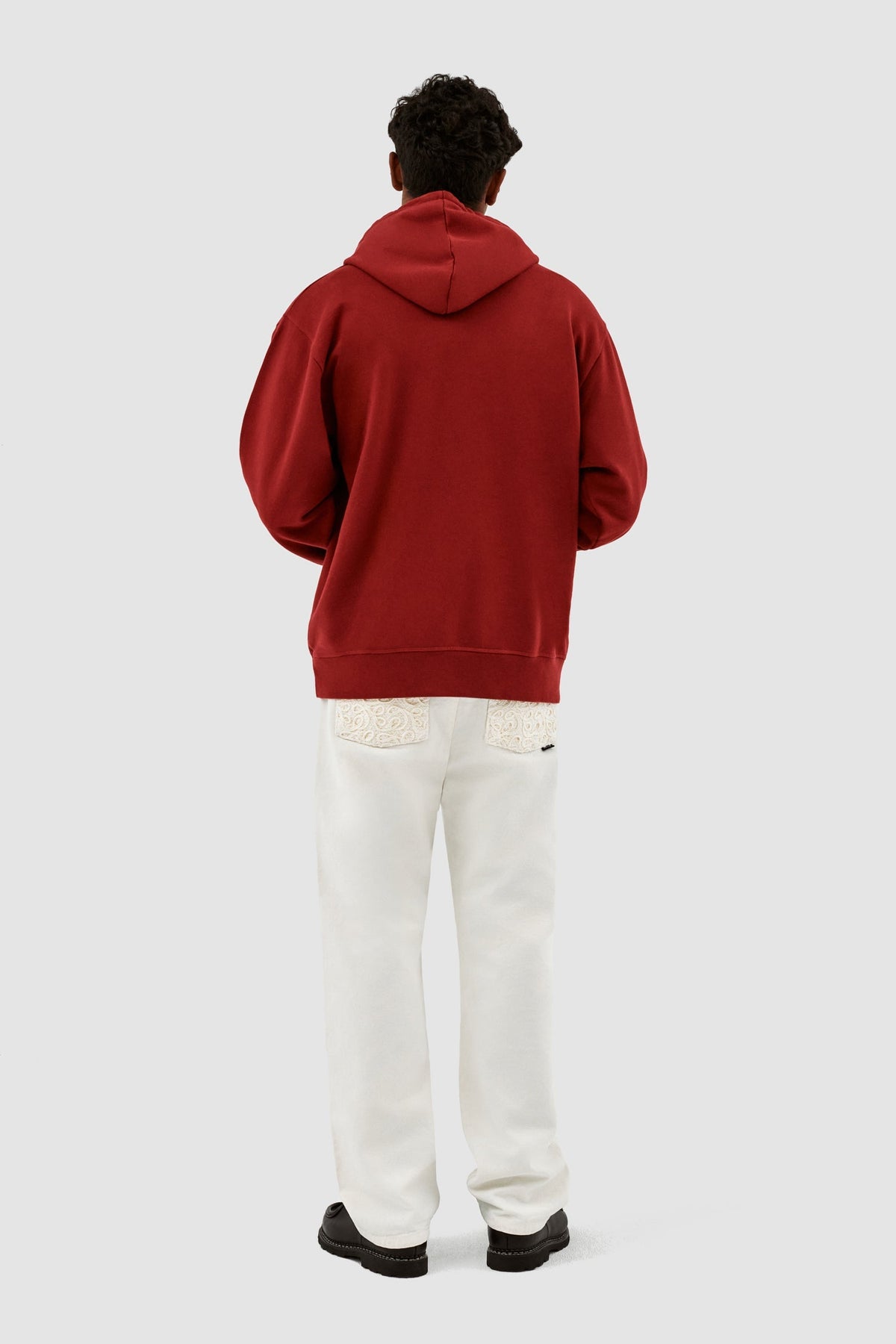 Sweat à capuche Hank Small Heart - Bordeaux