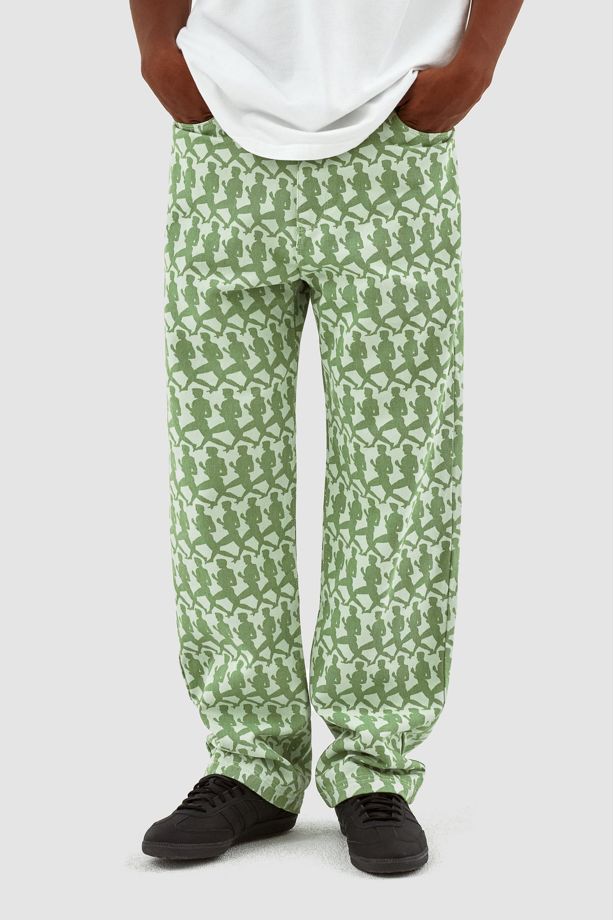 Pantalon Jones Allover - Vert