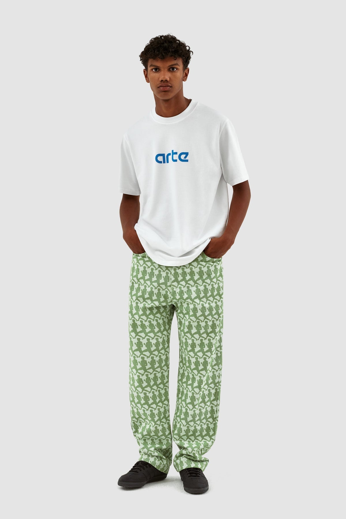Pantalon Jones Allover - Vert