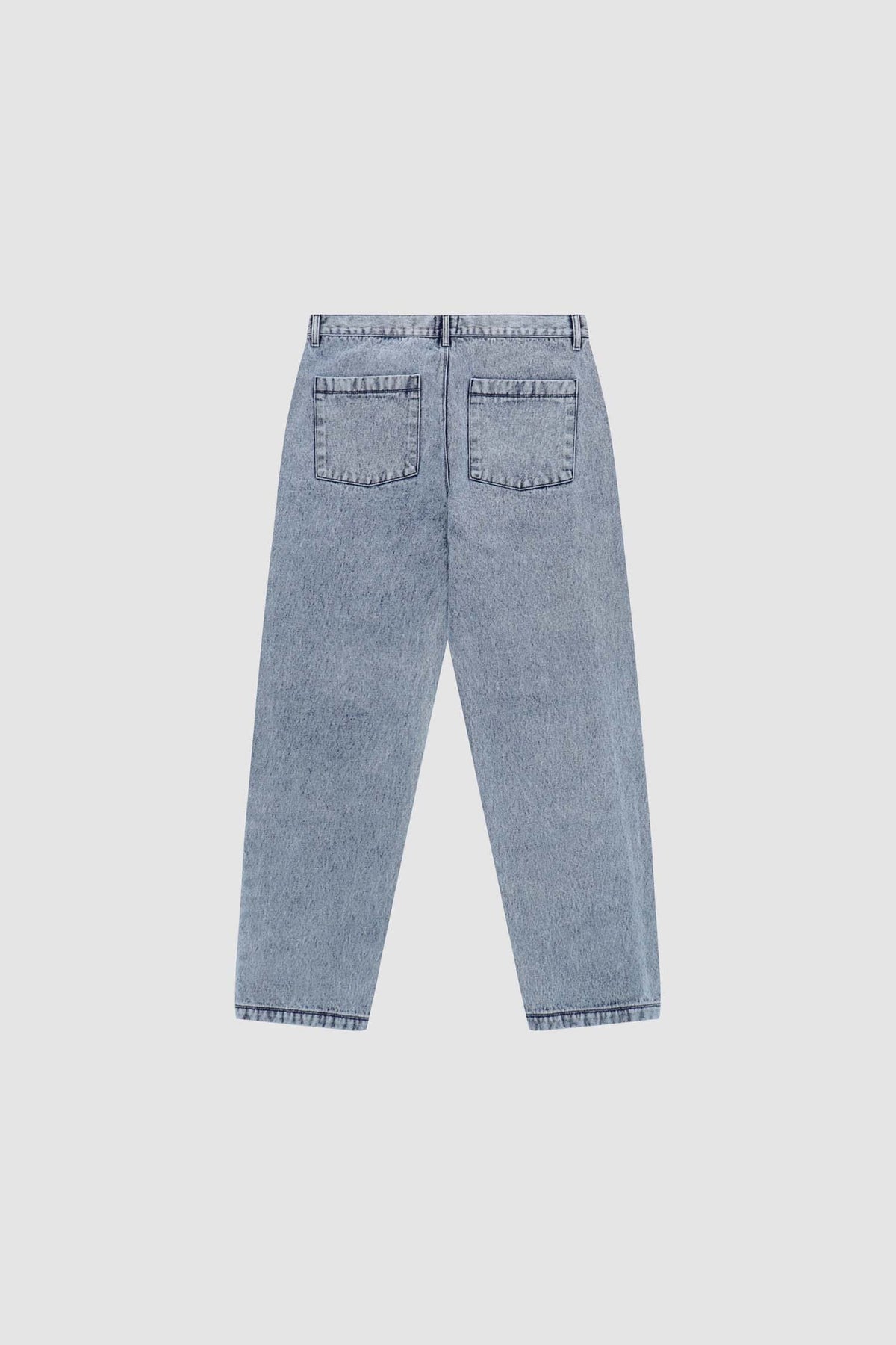 Poage Pantalon avec ceinture - Denim Vintage