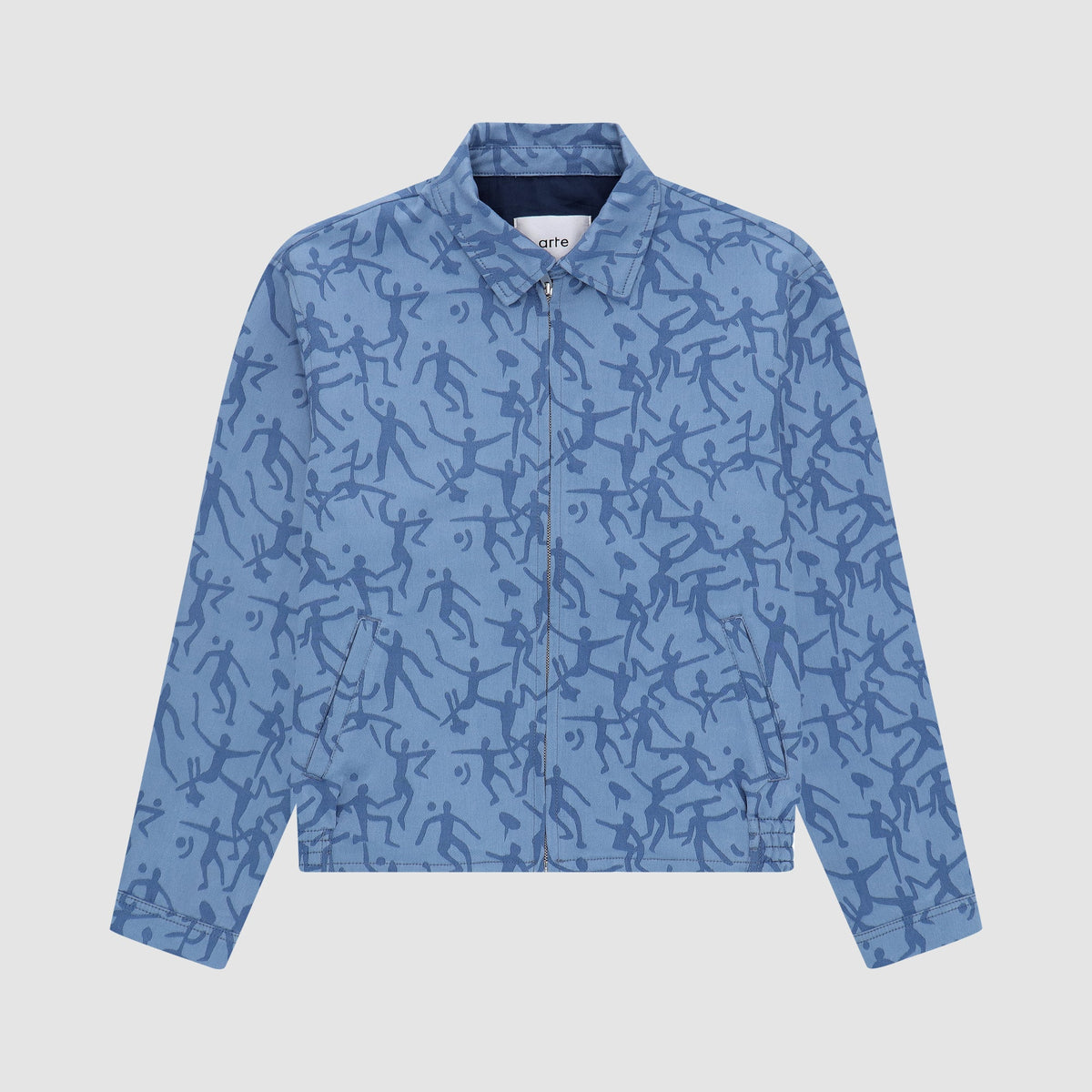 Veste James Allover - Bleu