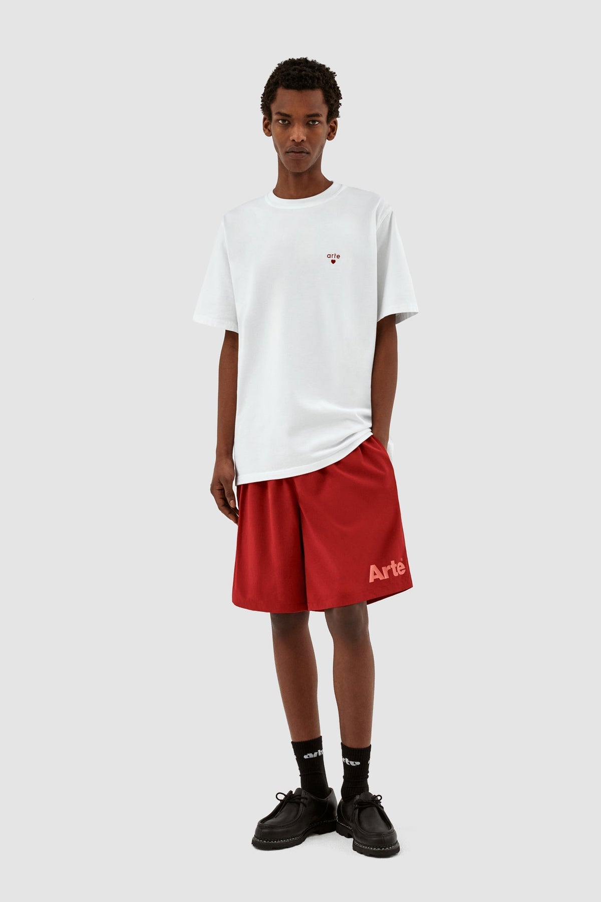 Short à logo Samuel - Bordeaux