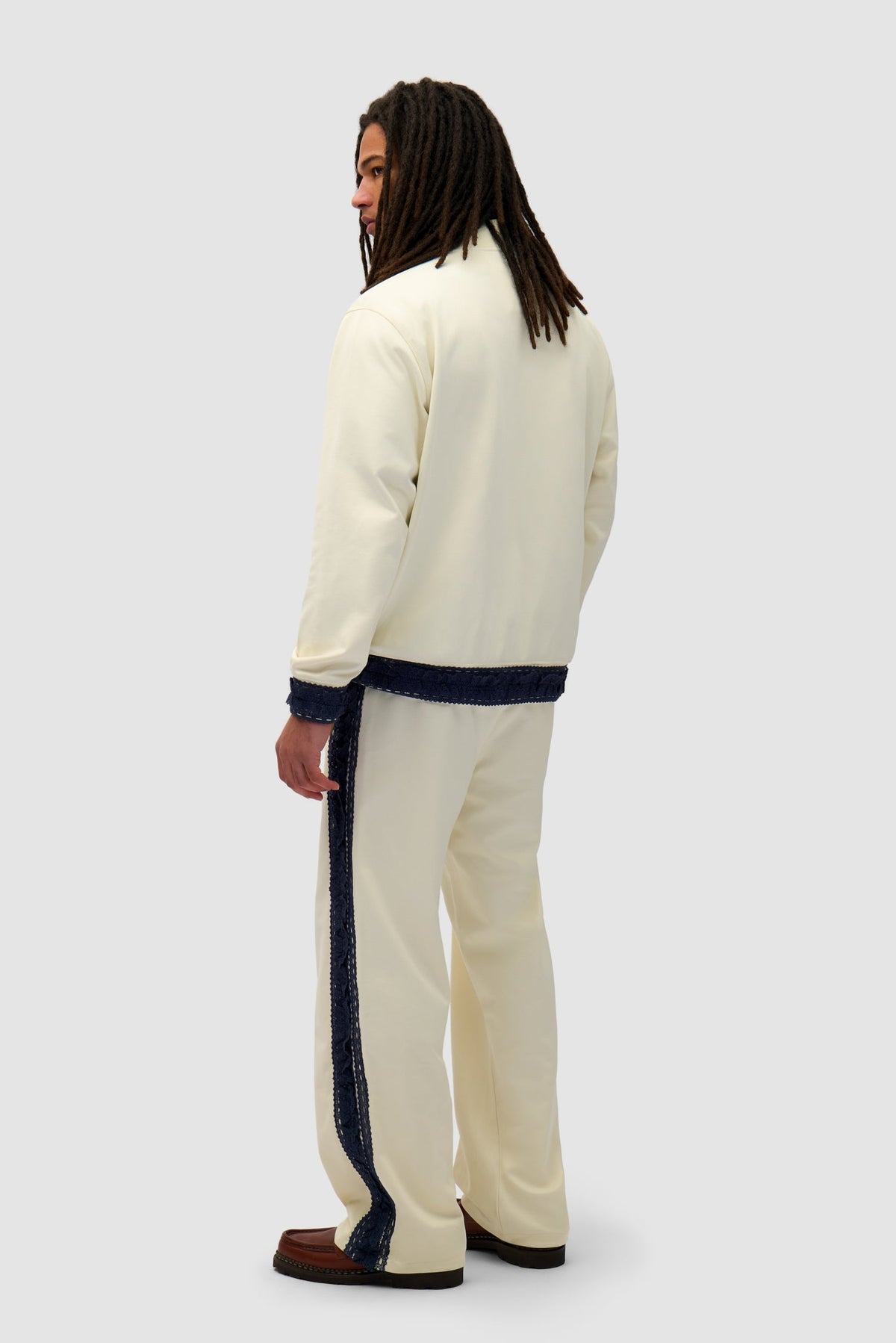 Veste à bordures - Crème