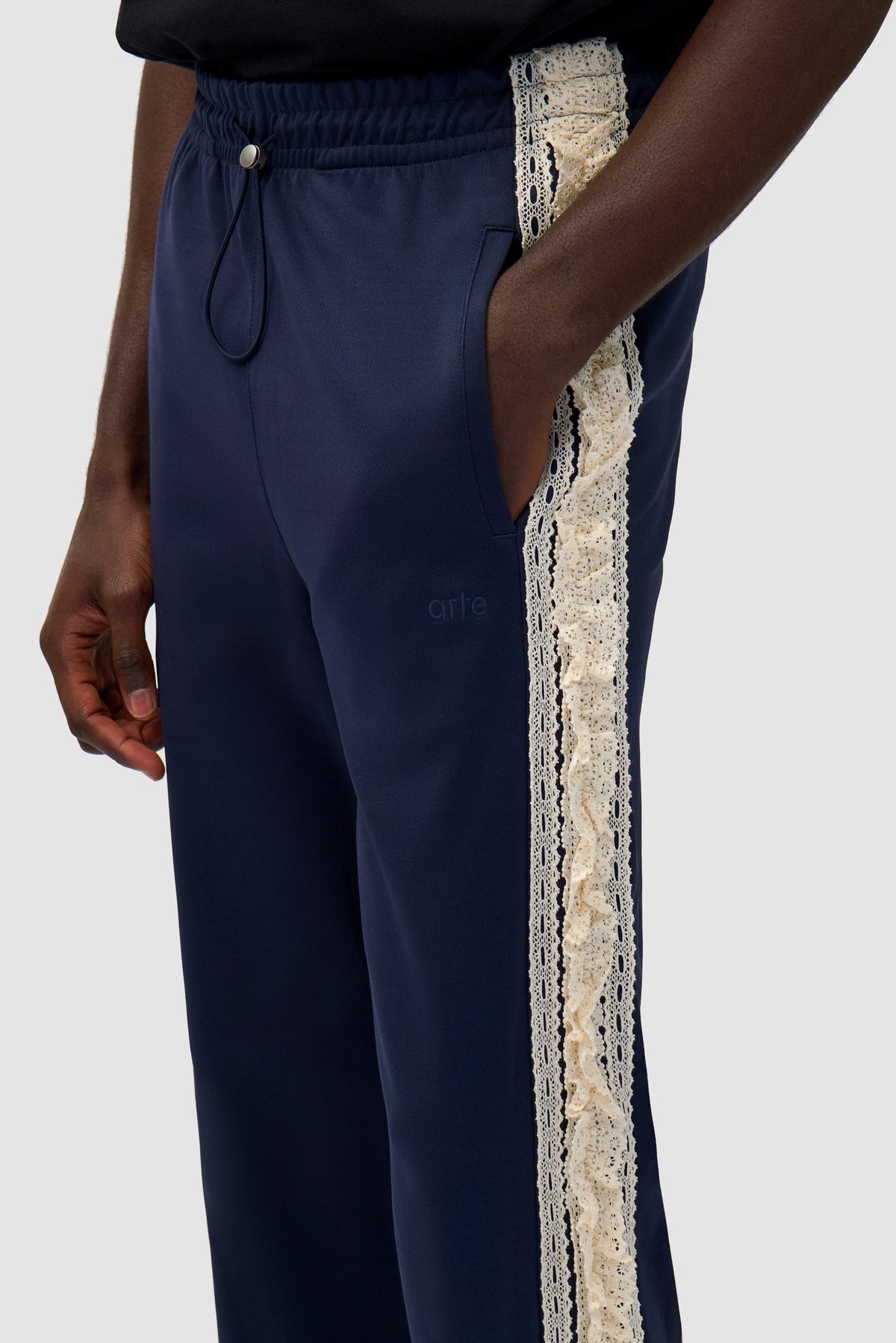 Pantalon à bordures - Marine