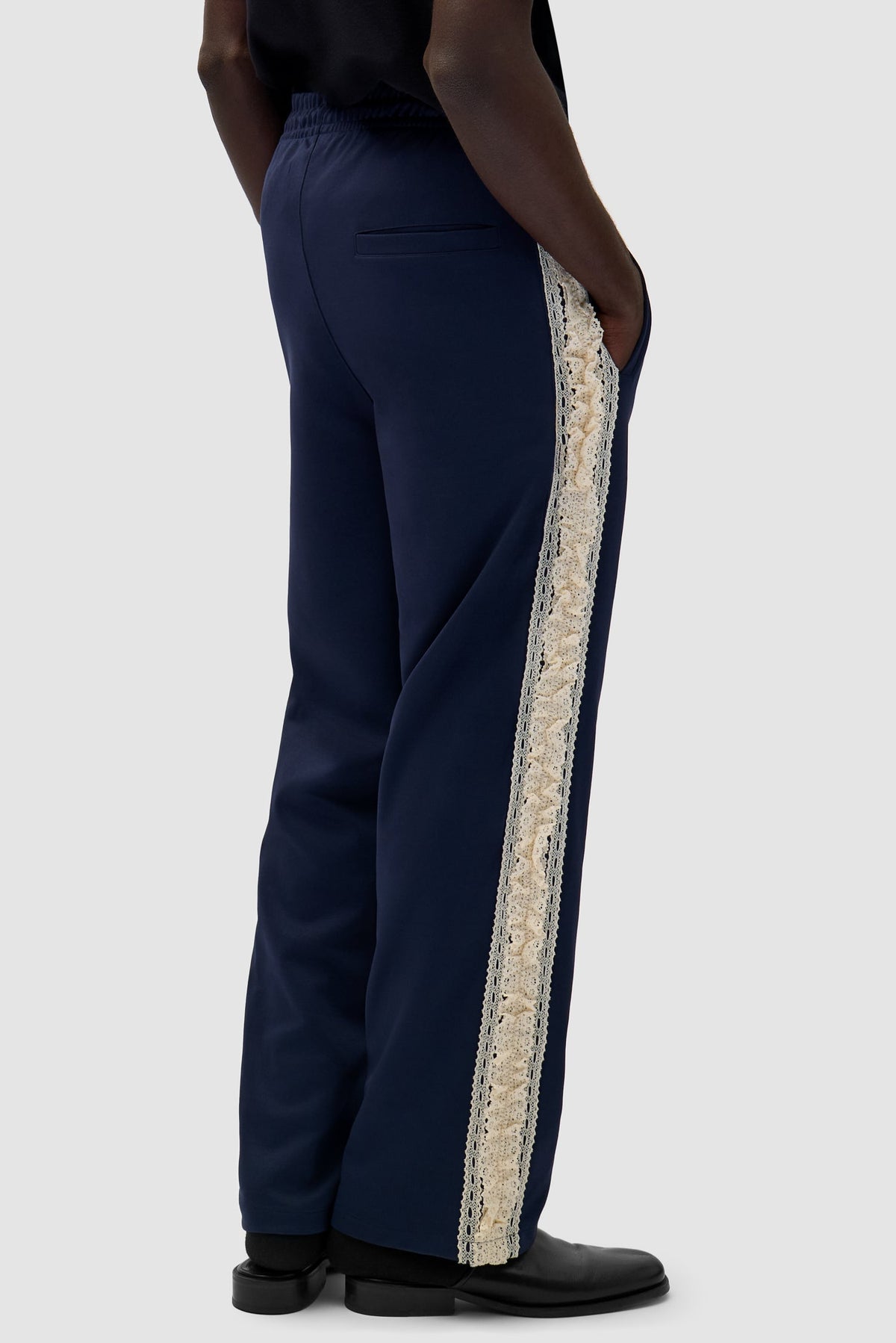 Pantalon à bordures - Marine