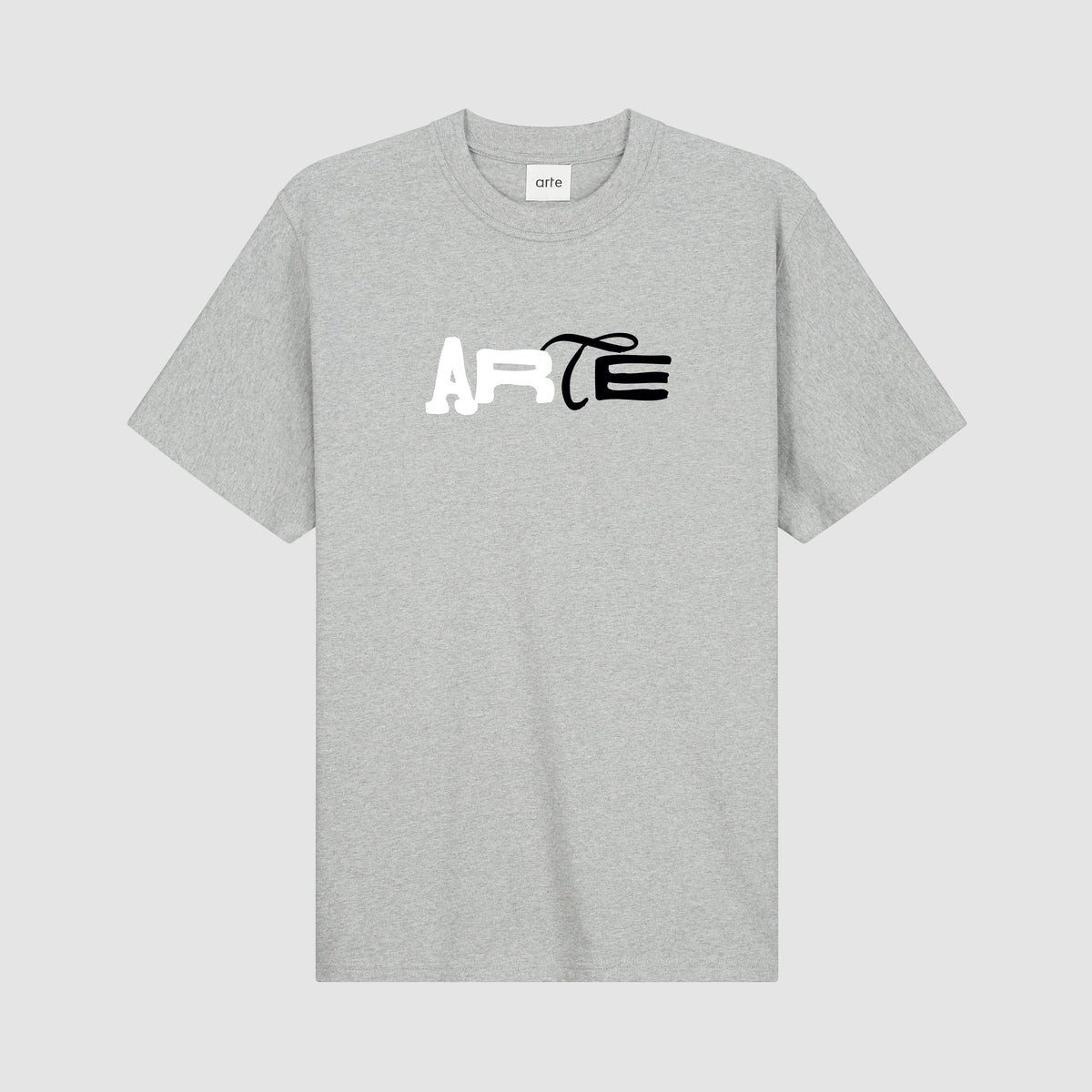 T-shirt à logo imprimé Duo - Gris