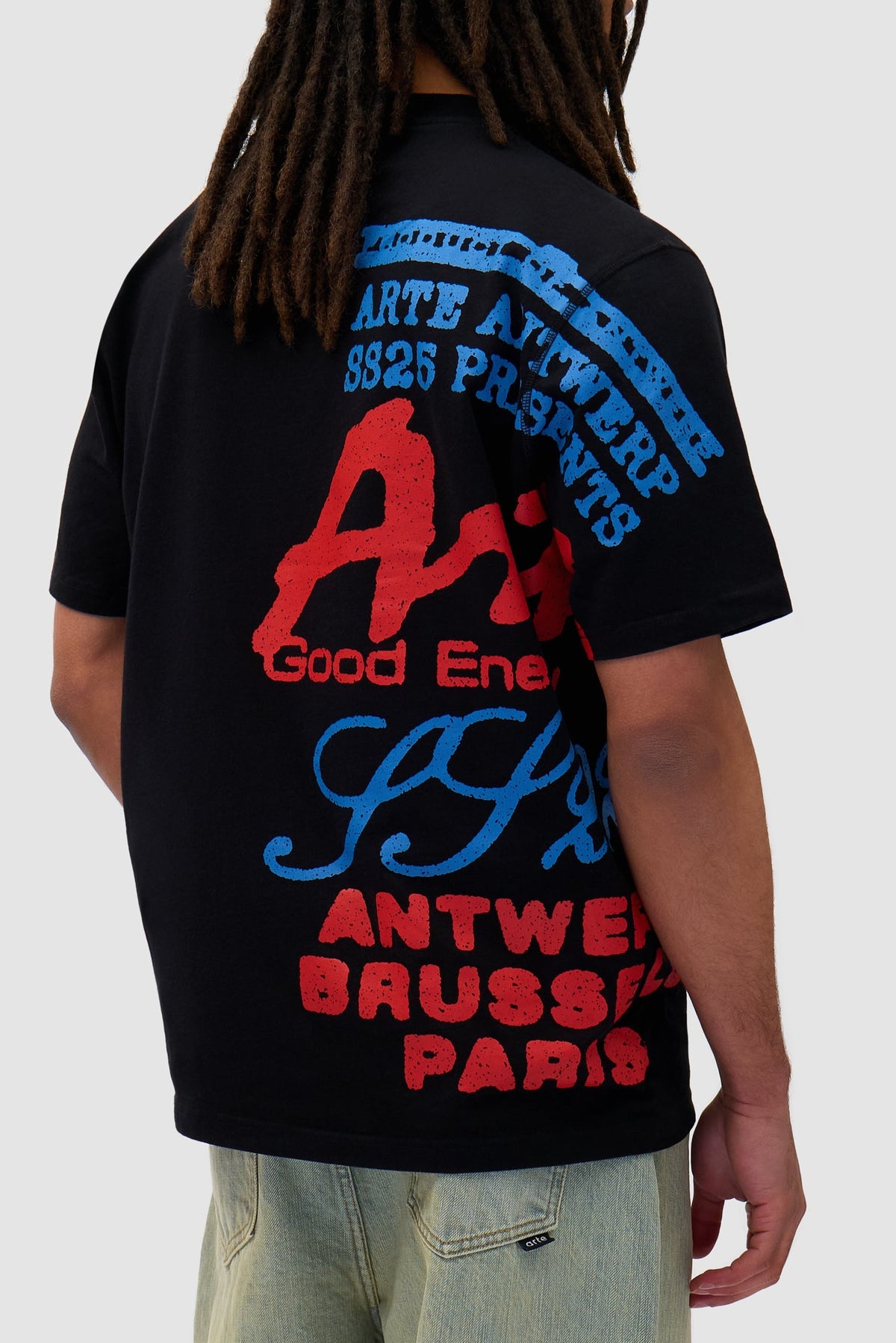 T-shirt à imprimé latéral - Noir