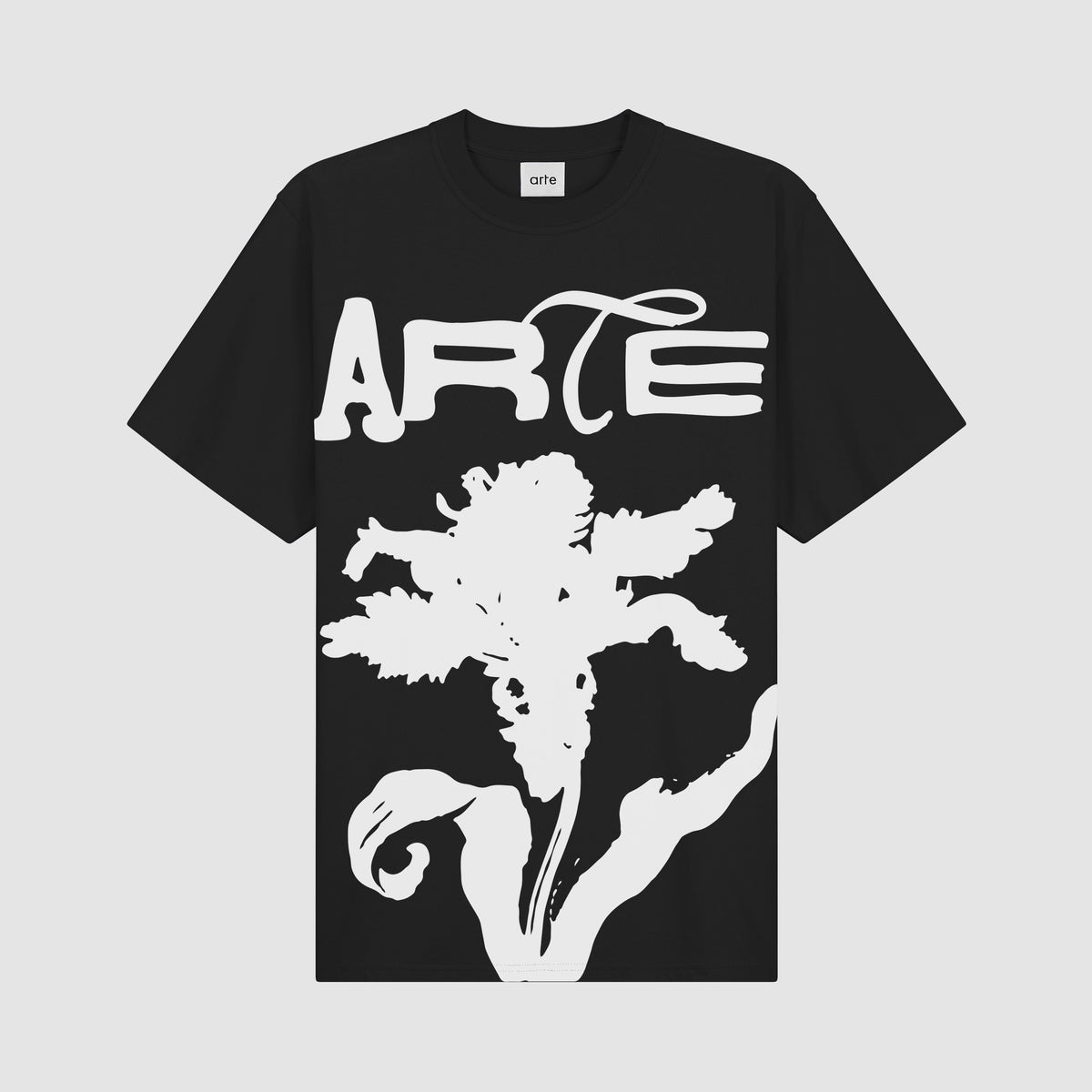 T-shirt Big Flower - Noir