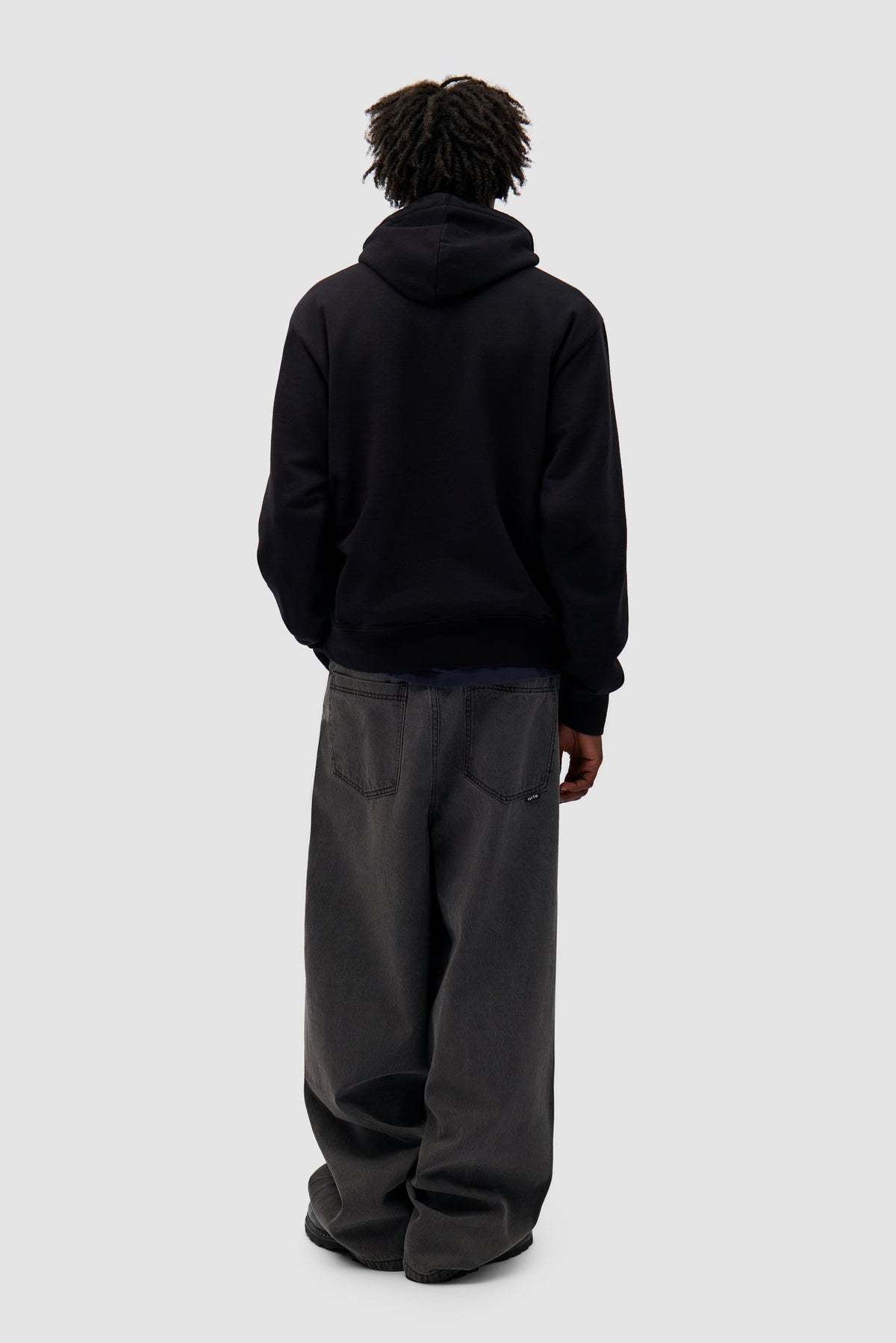 Sweat à capuche Duo Logo - Noir