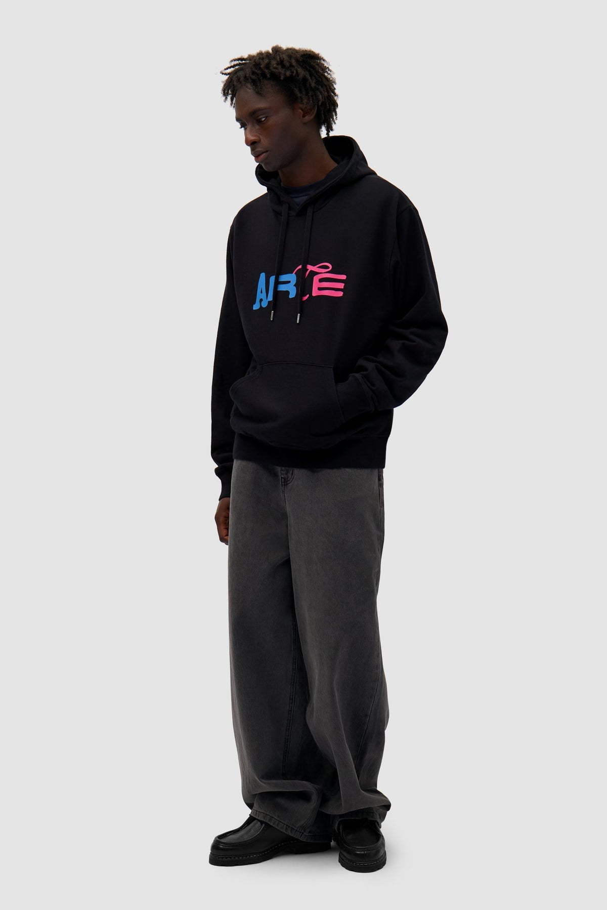 Sweat à capuche Duo Logo - Noir