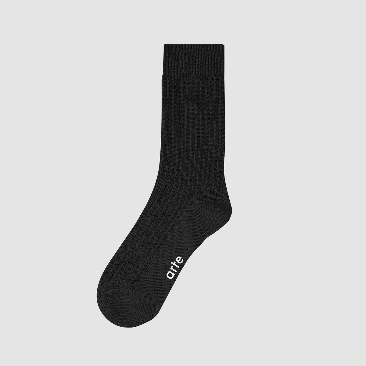 Chaussettes gaufrées - Noir