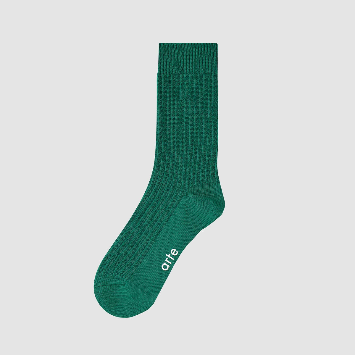 Chaussettes gaufrées - Vertes
