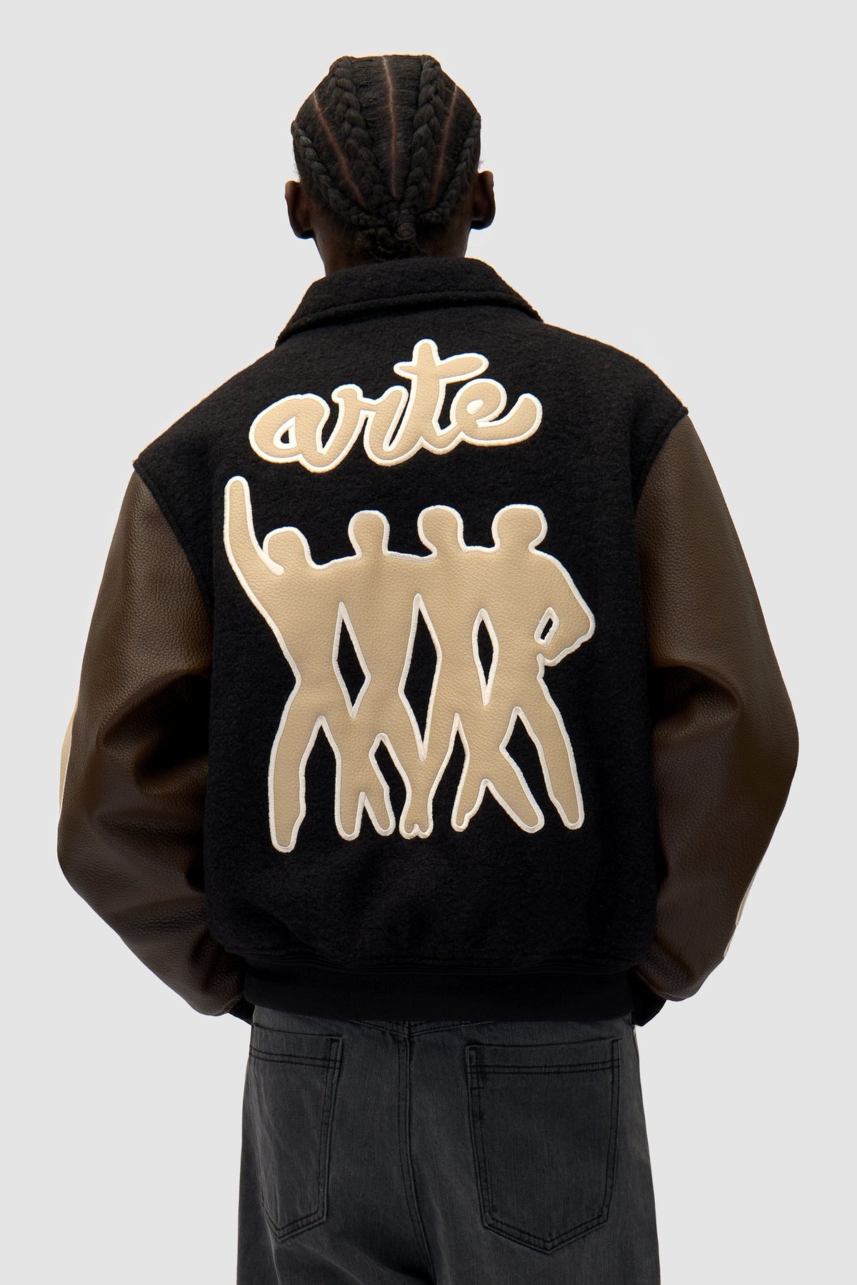Veste d'équipe - Noir/Brun