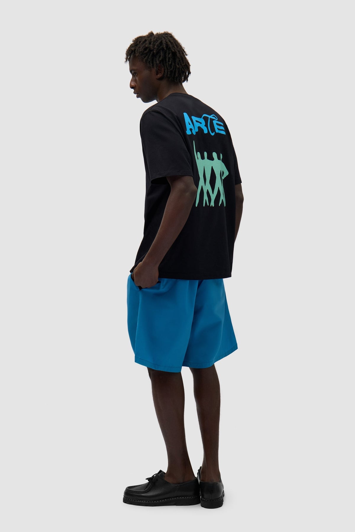 Short à logo Birds - Bleu