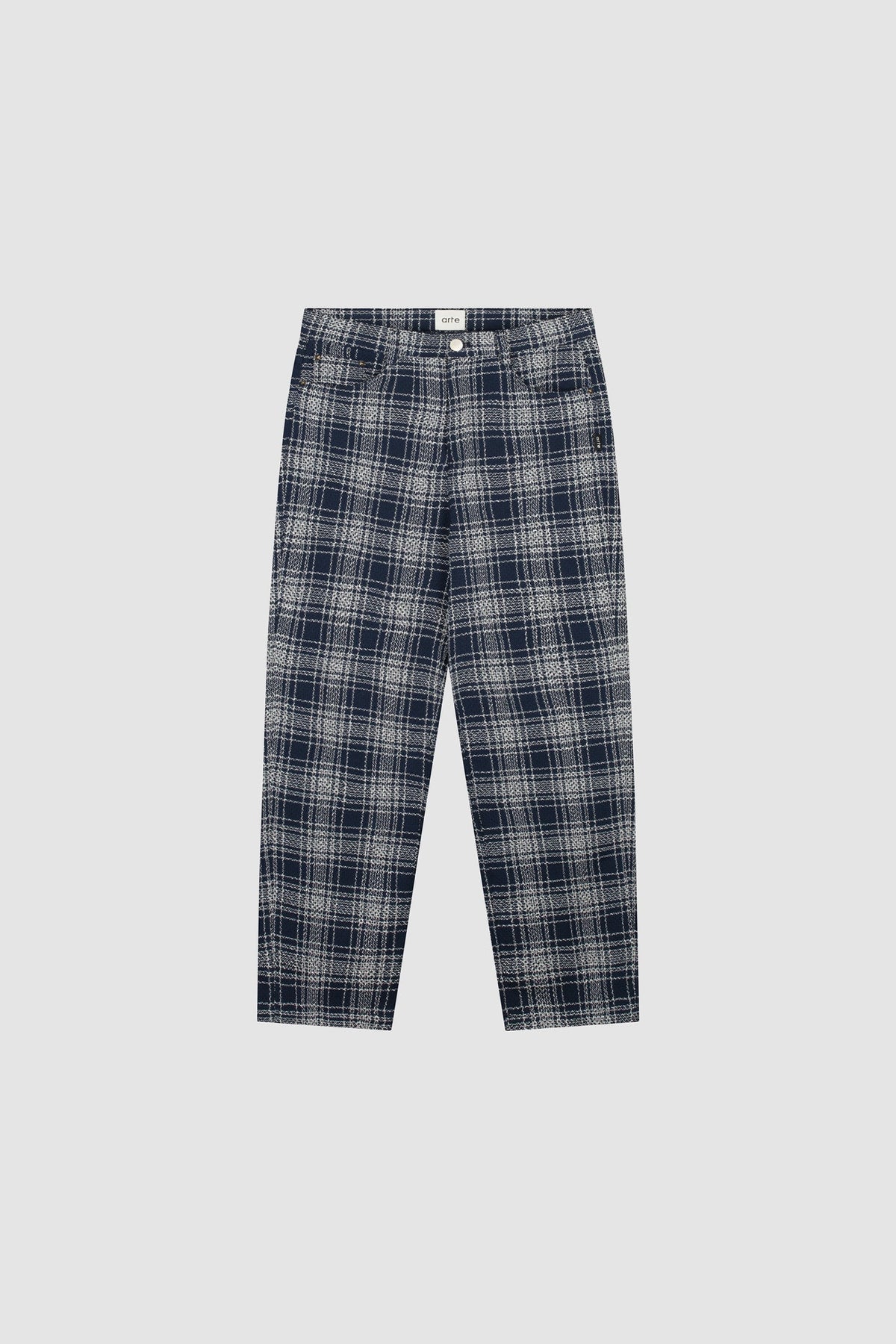 Pantalon en tissu carré - Plaid