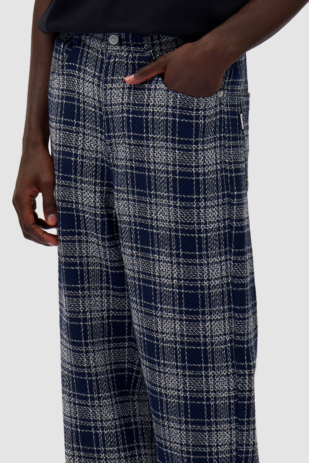 Pantalon en tissu carré - Plaid