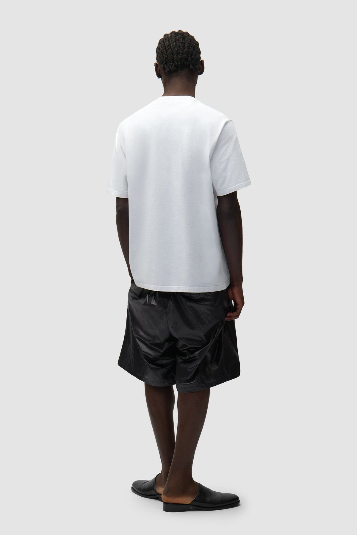 Short à grand logo - Noir