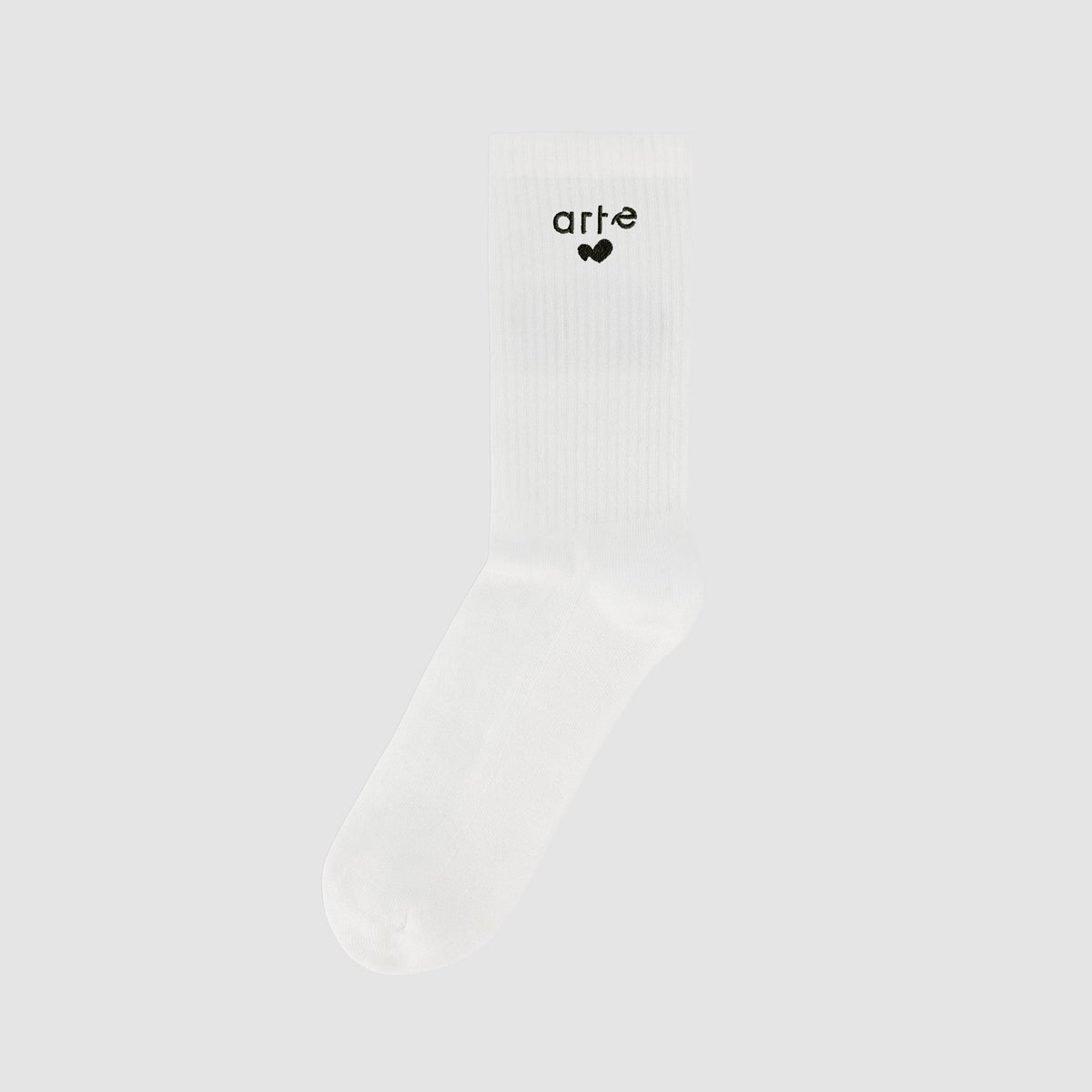 Chaussettes à logo en forme de cœur - blanches