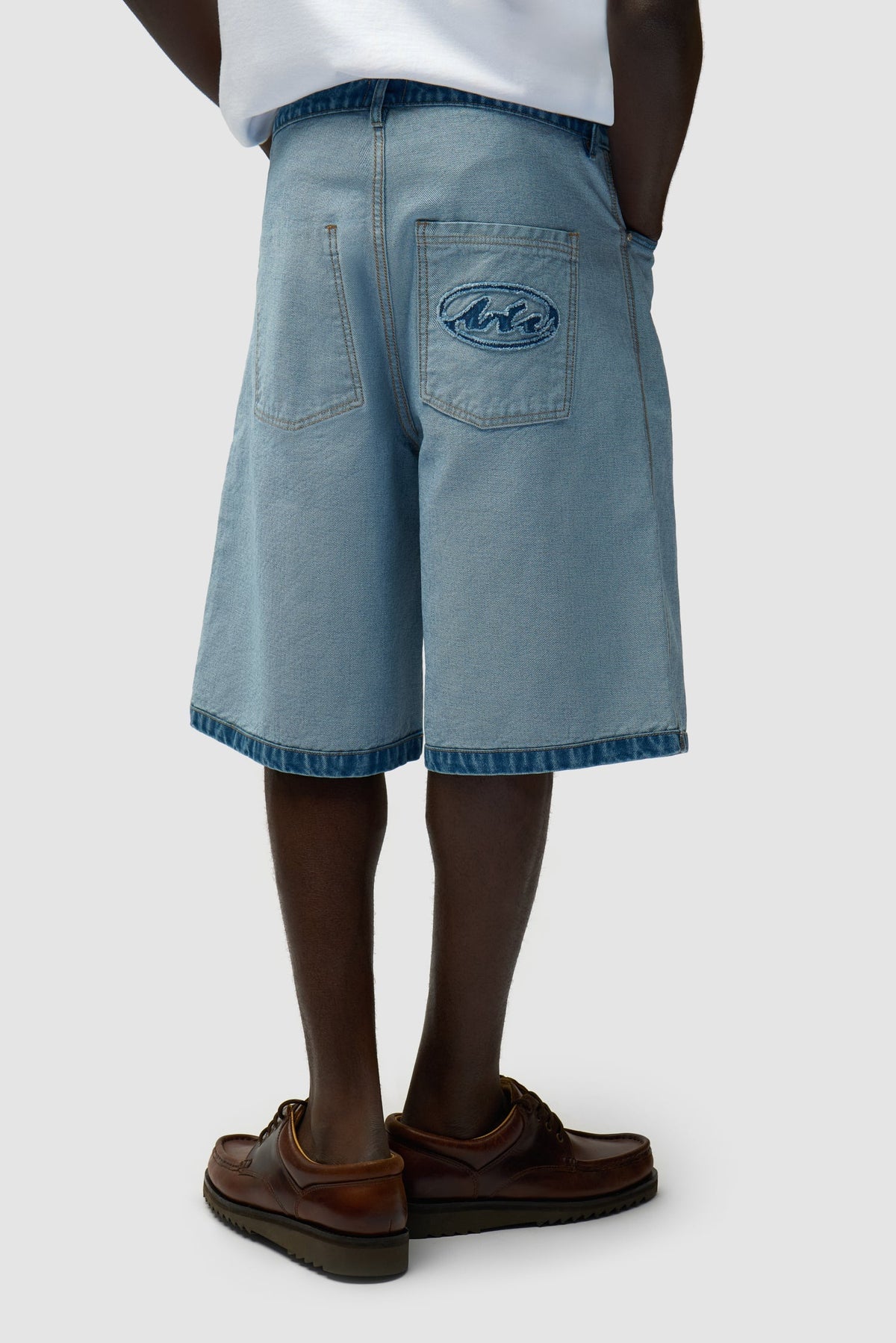 Short en jean Inside/Out - Denim Bleach