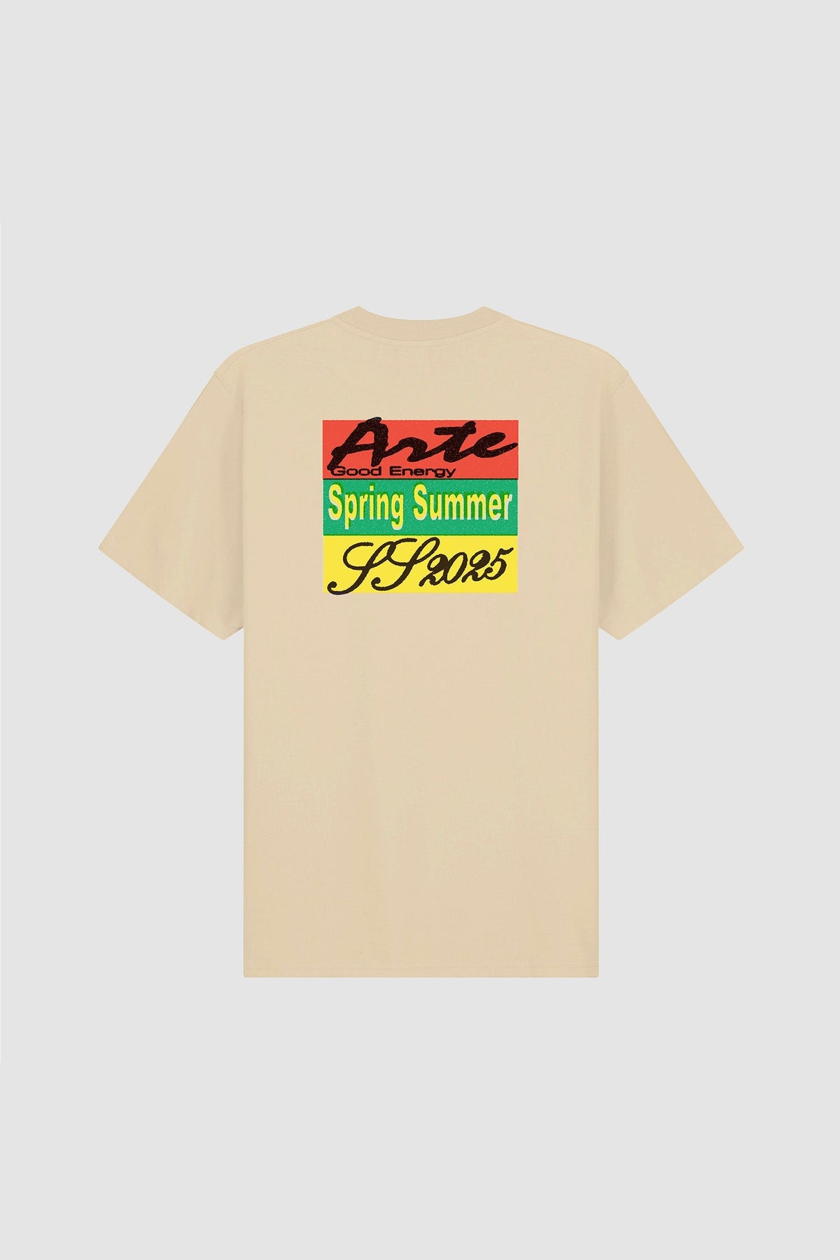 T-shirt à imprimé multicolore - Crème