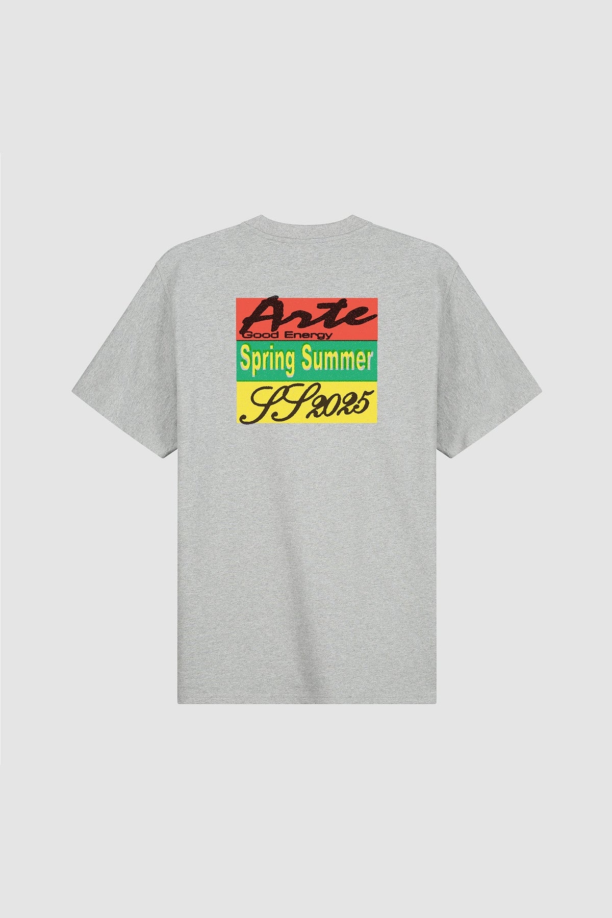 T-shirt à imprimé multicolore - Gris