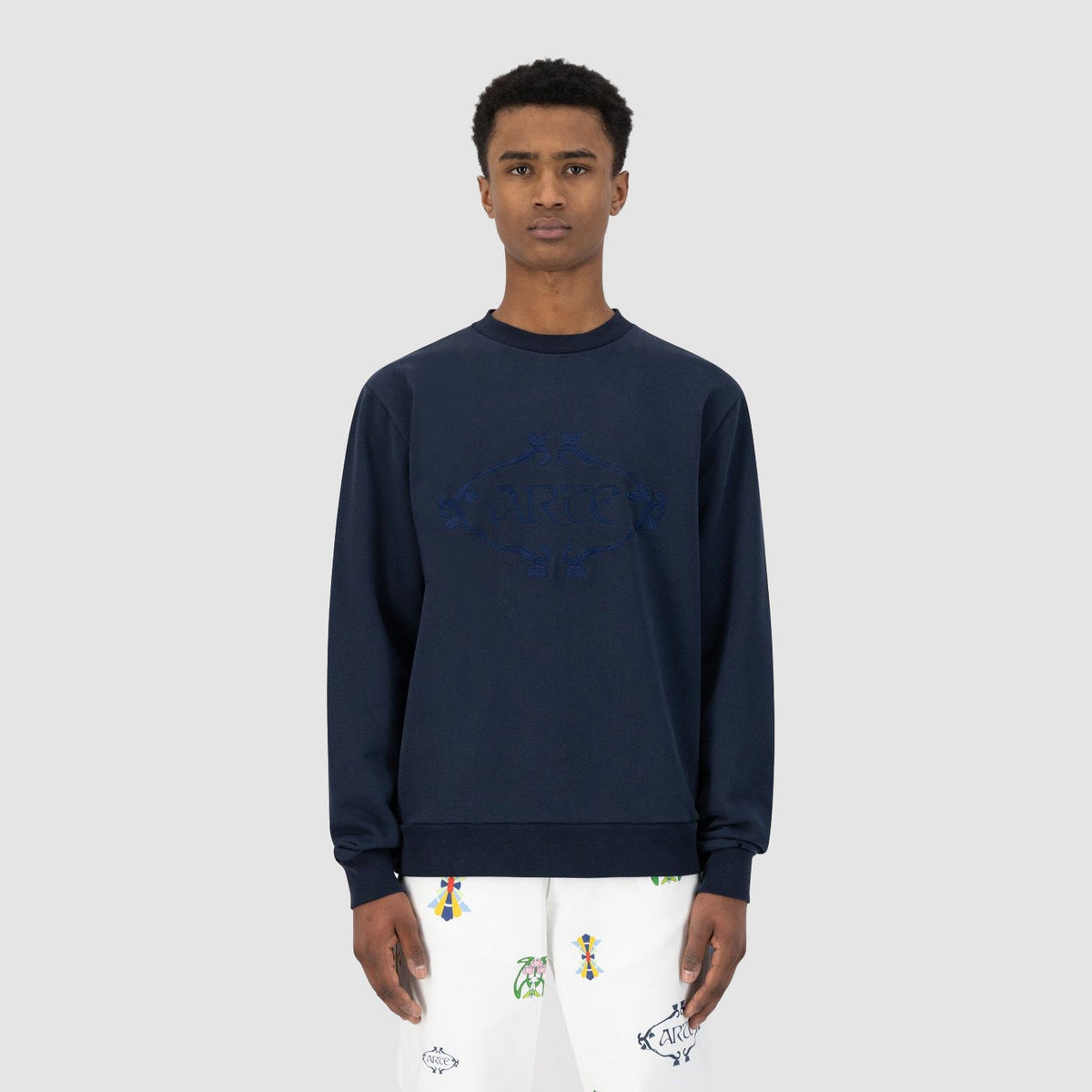 Pull Orna avec logo Castel - Marine