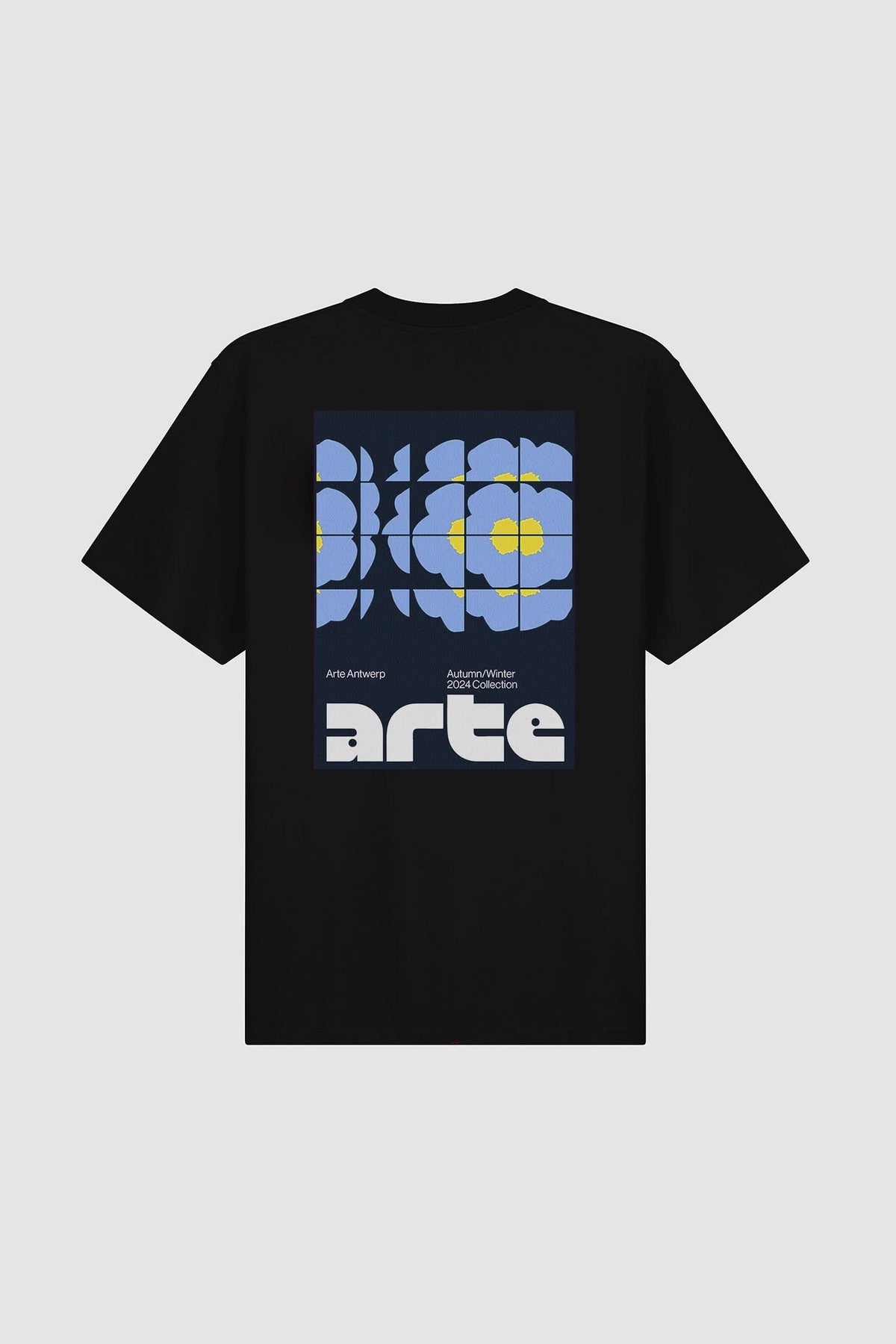 T-shirt Flower Poster - Noir