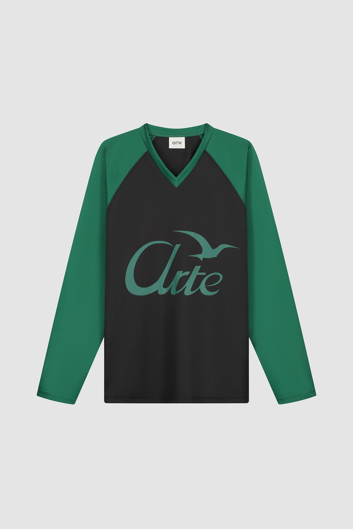 Manches longues avec Bird Logo - vert/noir