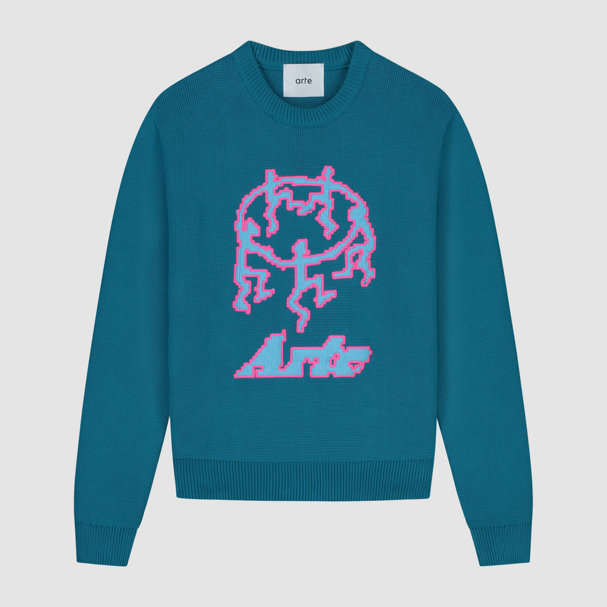 Pull Kobe Pixel Dancers - Bleu pétrole