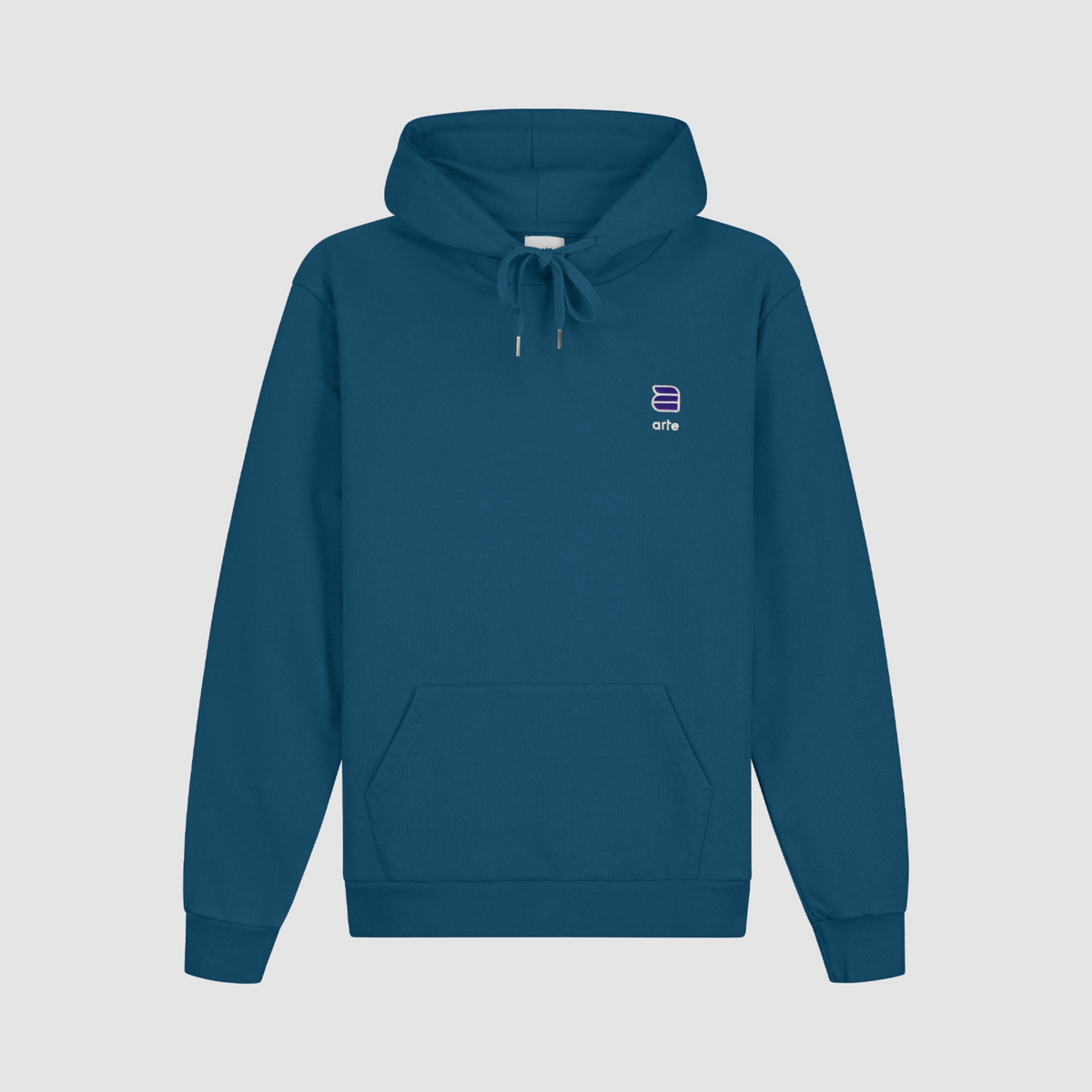 Sweat à capuche Harmon A Logo - Bleu lagon