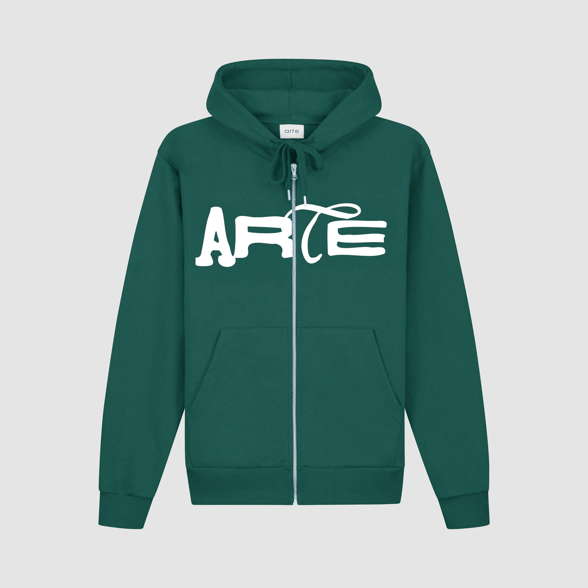 Sweat à capuche zippé Energy - Vert